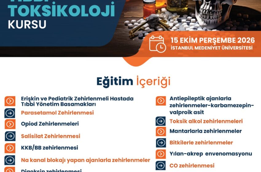  Tıbbı Toksikoloji Kursu